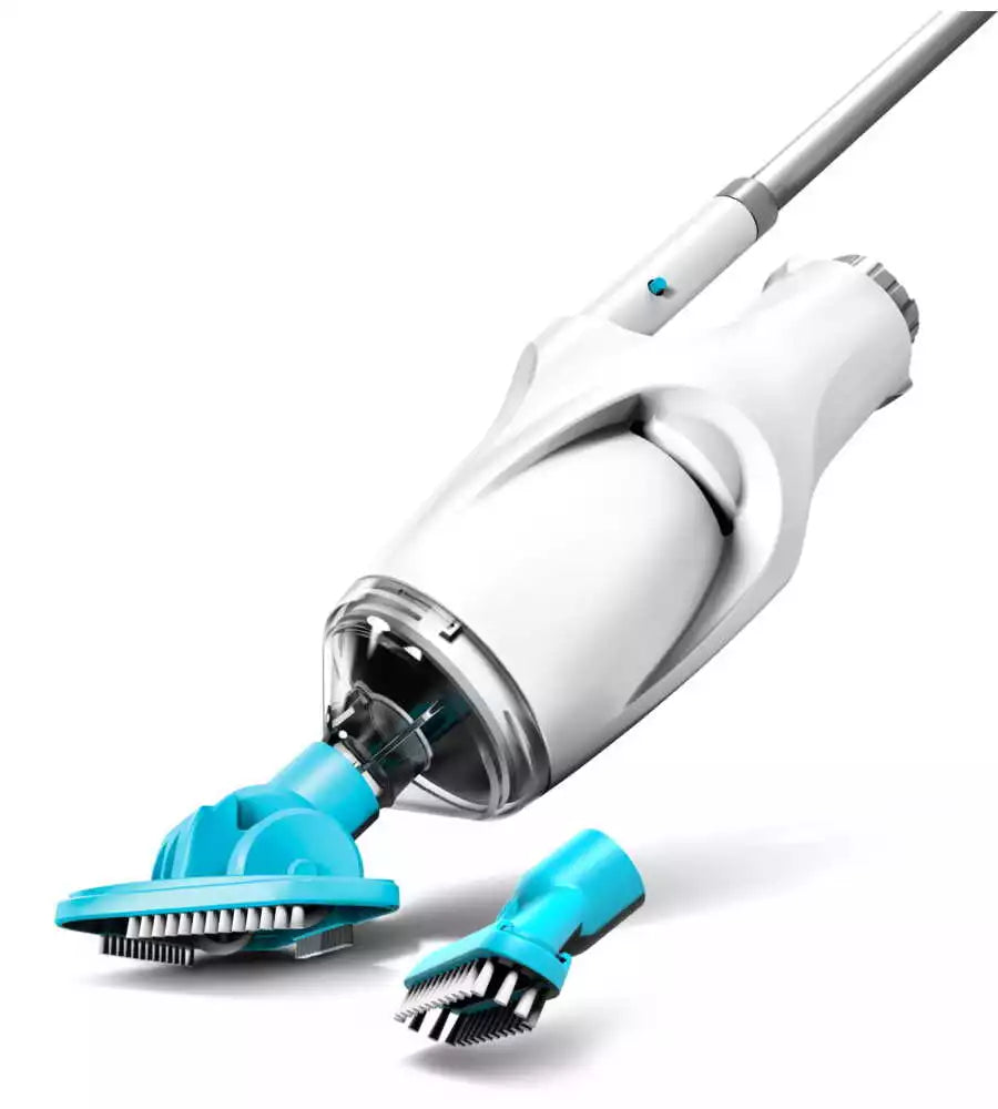 Aspirapolvere elettrico ricaricabile Kokido Telsa 5 con asta telescopica e testine incluse – ideale per piscine fuori terra