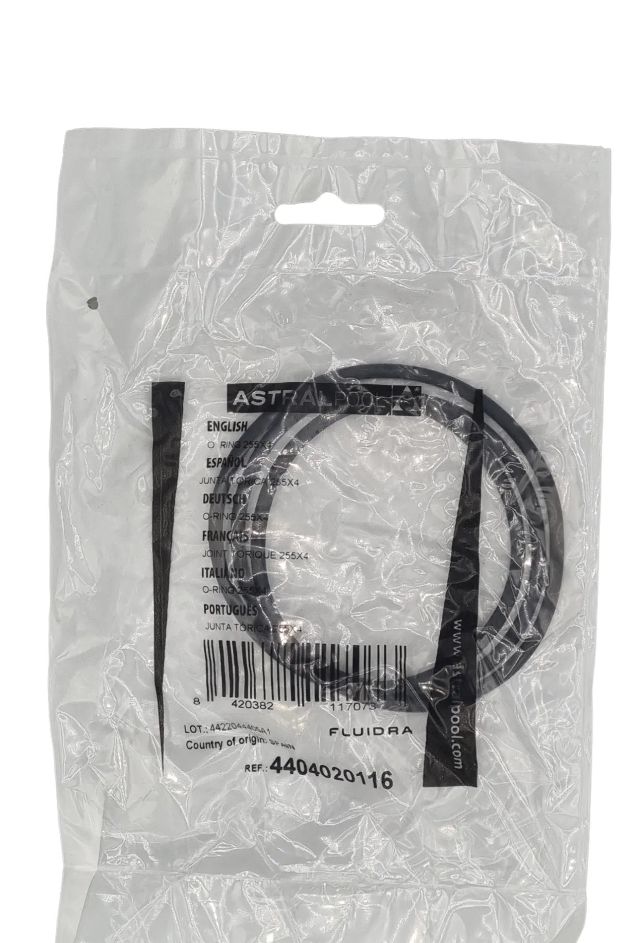 O - RING COPERCHIO FILTRO STARFLOW ASTRALPOOL 4404020116