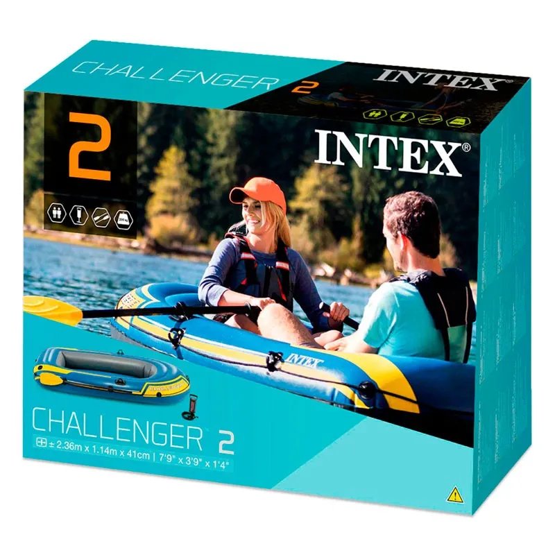 Canotto Challenger Intex Cm 236X114X41
