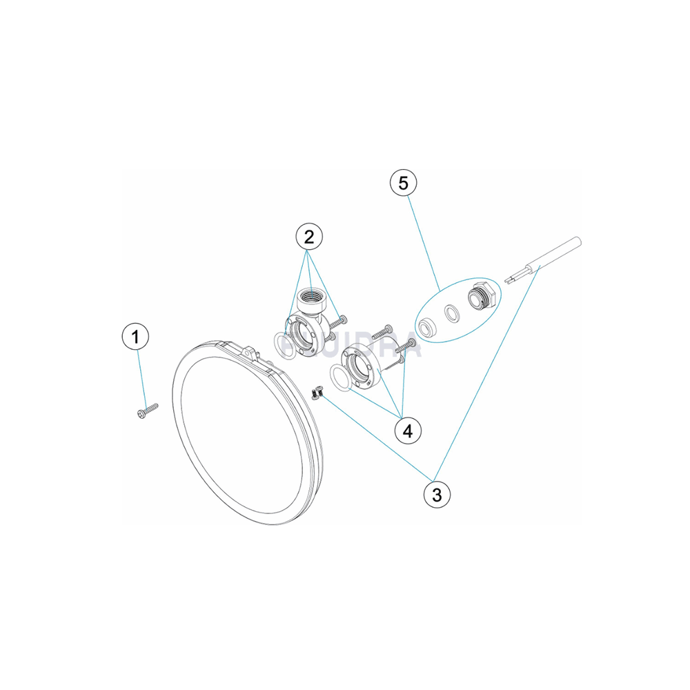 Faretto Lumiplus Flexi V1 W 12Vac – ILLUMINAZIONE PER PISCINE