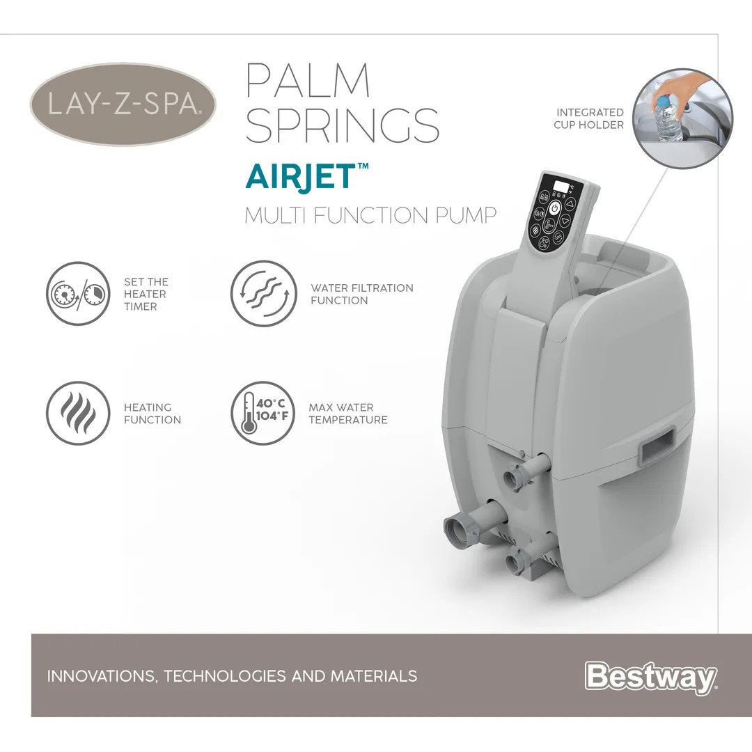 Idromassaggio Gonfiabile Lay-Z-Spa Palm Springs Airjet – 4-6 POSTI