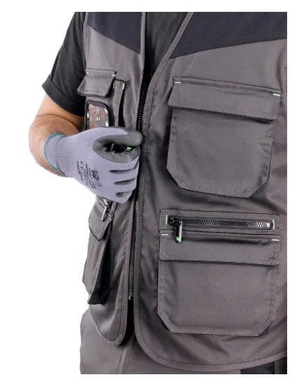 Gilet Da Lavoro Stretch Multitasche Discovery – BICOLORE, COMODO E FUNZIONALE