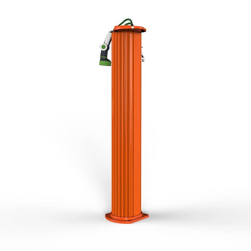 Fontana Esterna In Alluminio Arancione Arkema