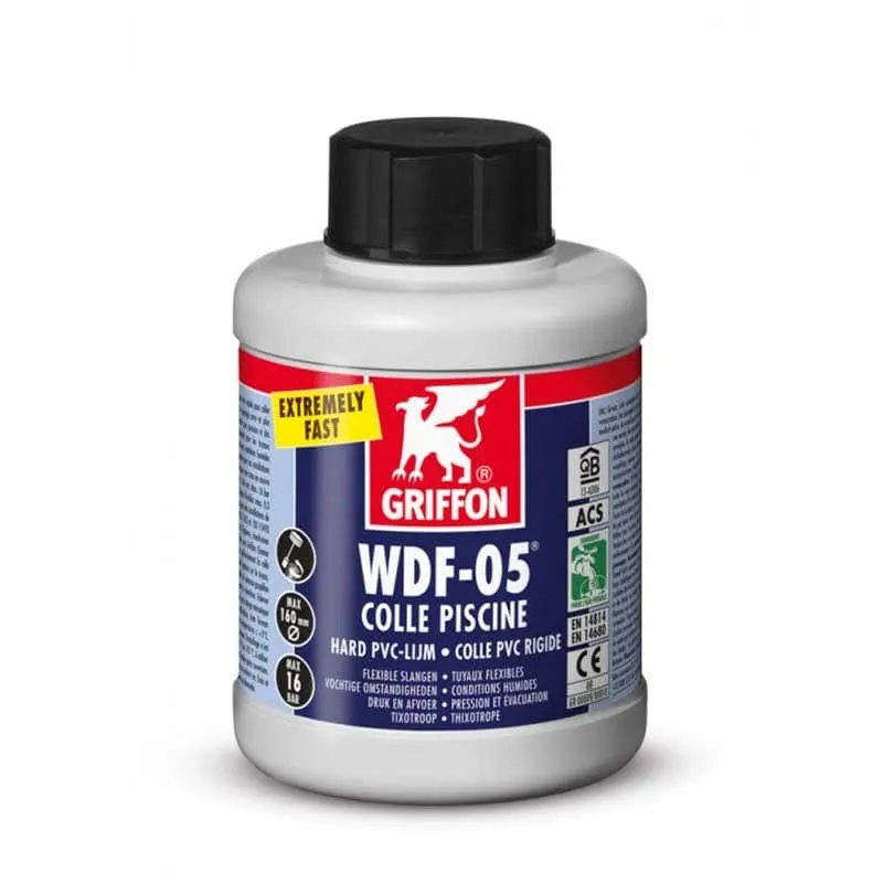 Adesivo PVC WDF-05 Griffon 500g con Pennello