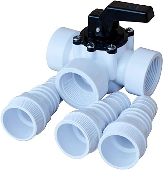 Valvola A Tre Vie Con Attacco D. 32/38