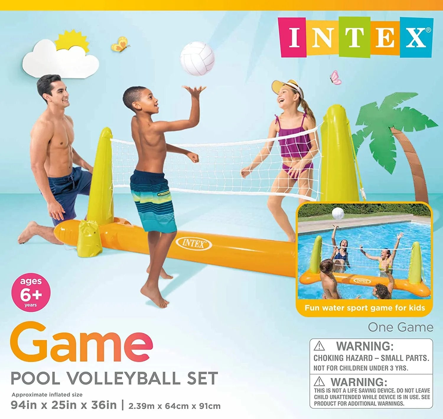 Gioco Volley Galleggiante Intex