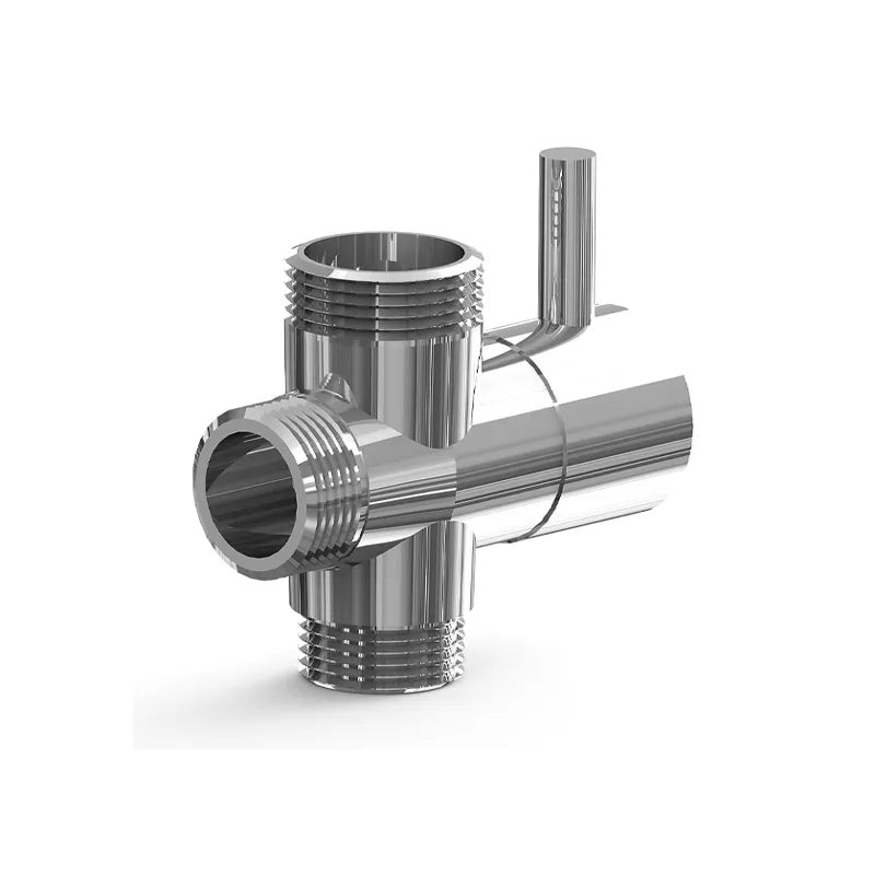 Deviatore doccia Damast DV 332 a leva in ottone cromato