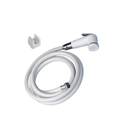 Kit idroscopino doccetta WC bianca con supporto e flessibile – igiene intima e comfort