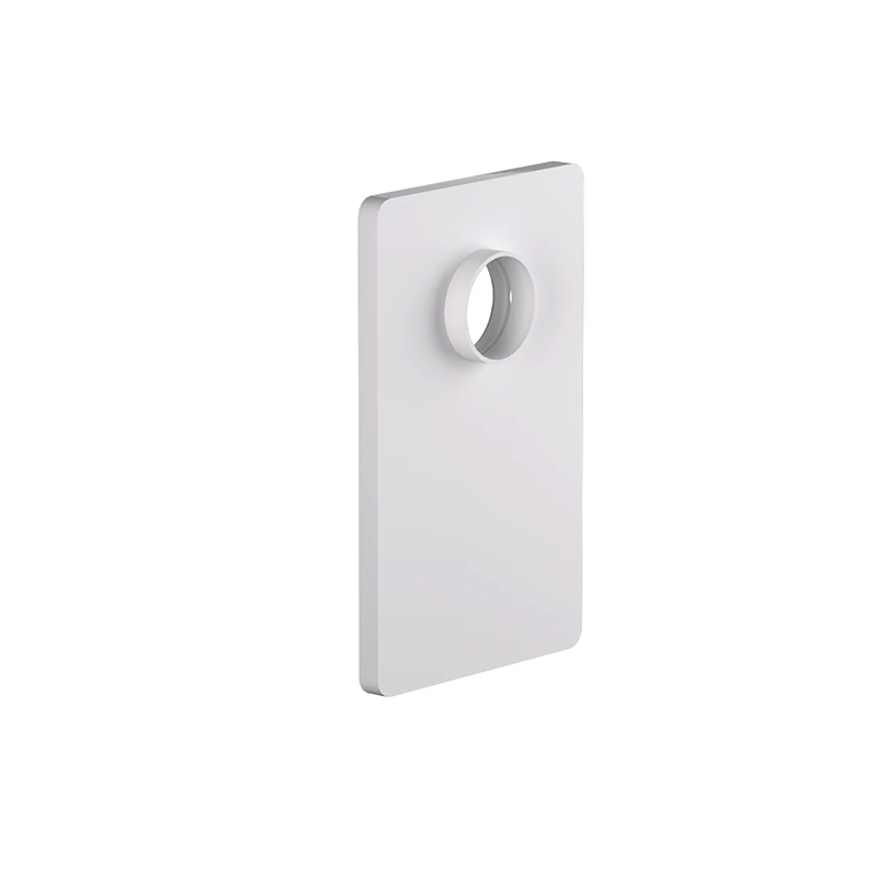 Piastra per sifone da incasso lavatrice 150x80x5 mm in ABS bianco – modello compatto