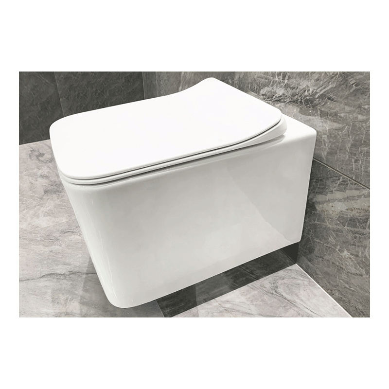 Copri WC slim per Tak Rimless – soft-close con sgancio rapido – bianco lucido