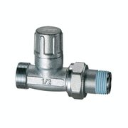 Detentore diritto cromato 3/8" per tubo rame, plastica e multistrato – con cappuccio in ottone e codolo Loctite®