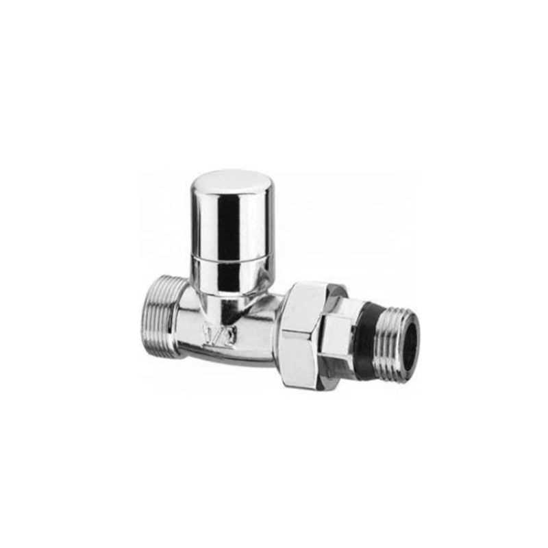 Detentore dritto cromato Arteclima 1/2" con attacco M24x19 per tubo rame o multistrato