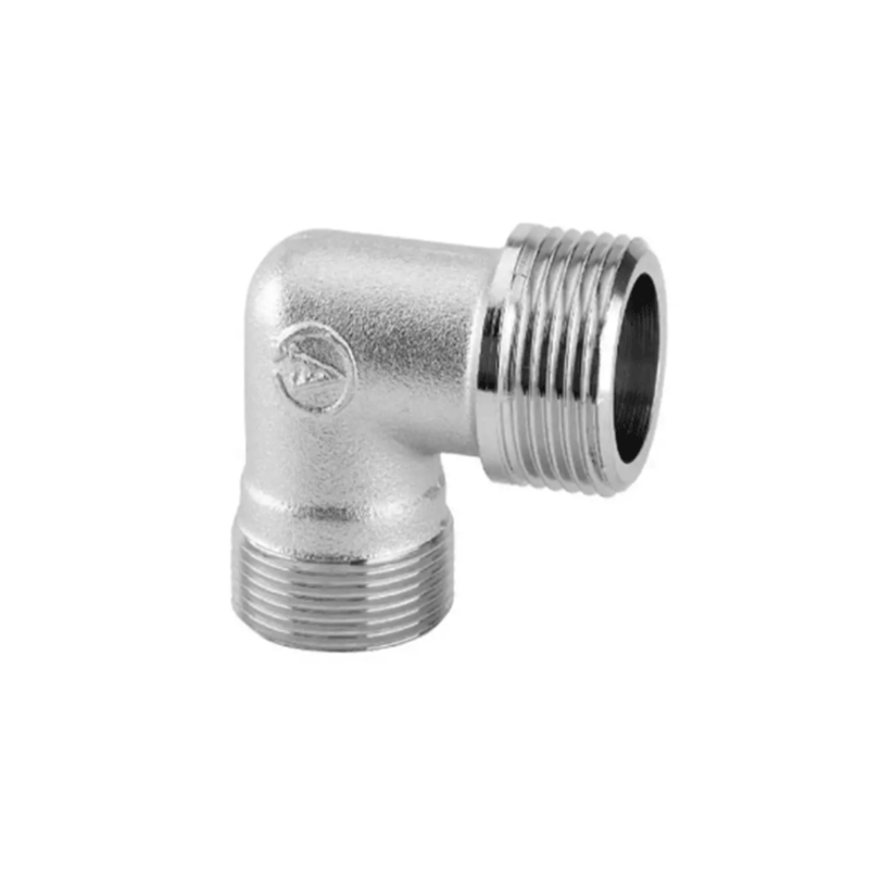 Gomito 90° Arteclima 1/2" o 3/4" maschio o femmina – attacco M24x19 in ottone cromato per tubo rame e multistrato