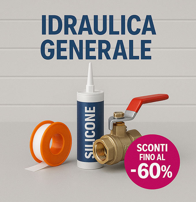 Accessori idraulici generici: valvole, sigillanti e nastro teflon in offerta fino al 60% su BRAYGROUP