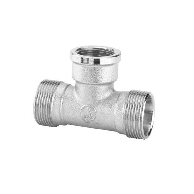 Raccordo a T 1/2" femmina in ottone cromato – Arteclima – attacchi per tubo rame plastica multistrato