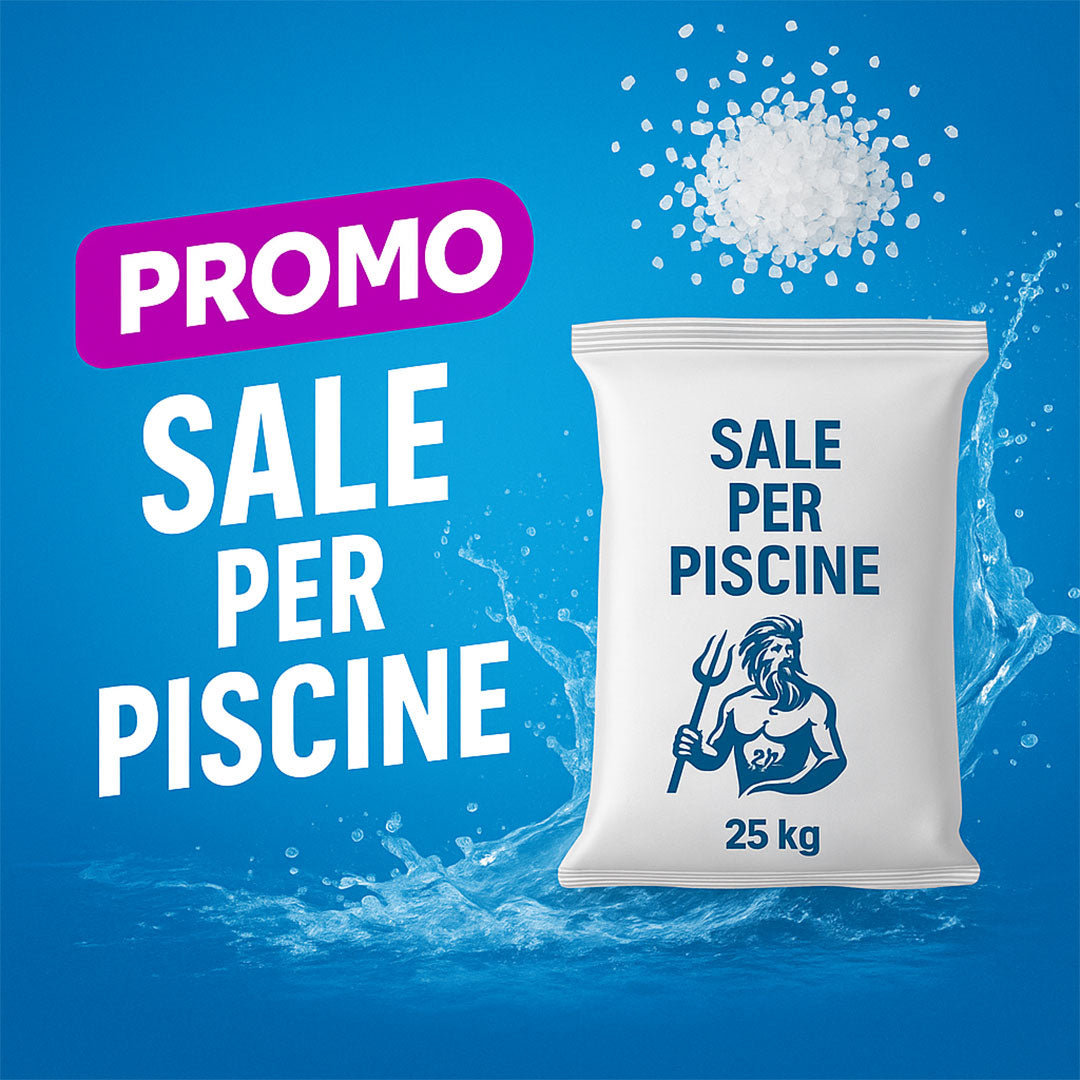 sale per piscine ad elettrolisi POSEIDON 25 kg sacco bianco