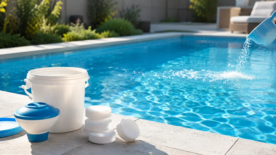 Cloro per piscina: dosaggi, pastiglie e trattamento shock