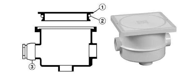 Scatola Di Derivazione In Abs Hayward