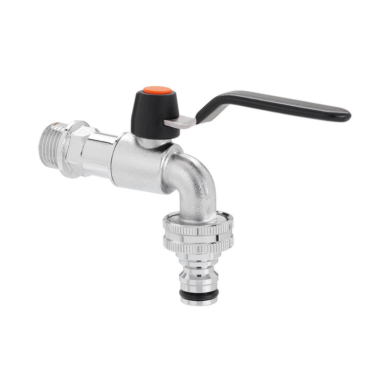 Rubinetto Metal 1/2" In Ottone Cromato - RESISTENTE ALLE INTEMPERIE