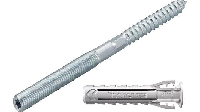 Sts Kit Vite Doppio Filetto M8 / M10 Con Tasselli