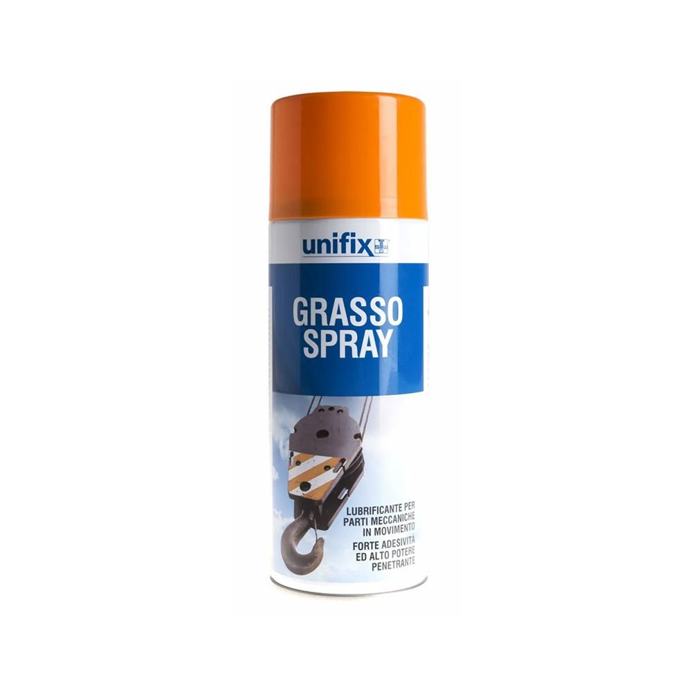 Grasso Spray Incolore Unifix 400Ml – LUBRIFICANTE SINTETICO RESISTENTE