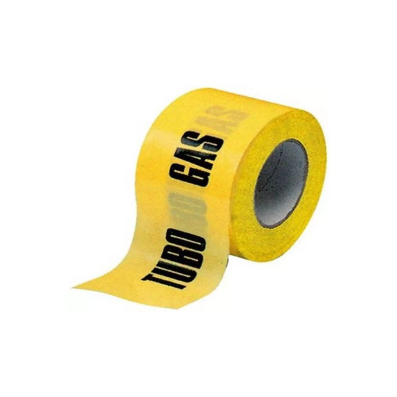 Nastro Segnalazione Gas 10Cm X 200M – POLIETILENE PER TUBATURE GAS