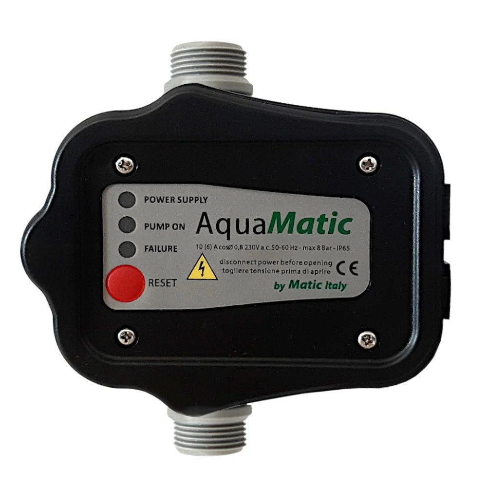 Set Pompa Sommersa Inox + Presscontrol Aquamatic 2,2 Bar