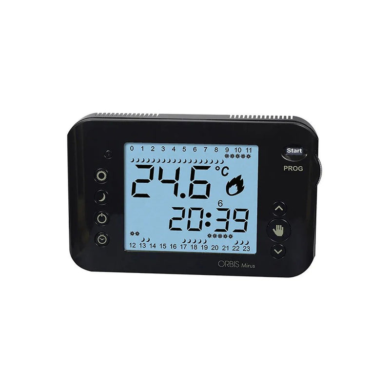 Cronotermostato Digitale Mirus – BIANCO O ANTRACITE, PROGRAMMAZIONE GIORNALIERA/SETTIMANALE