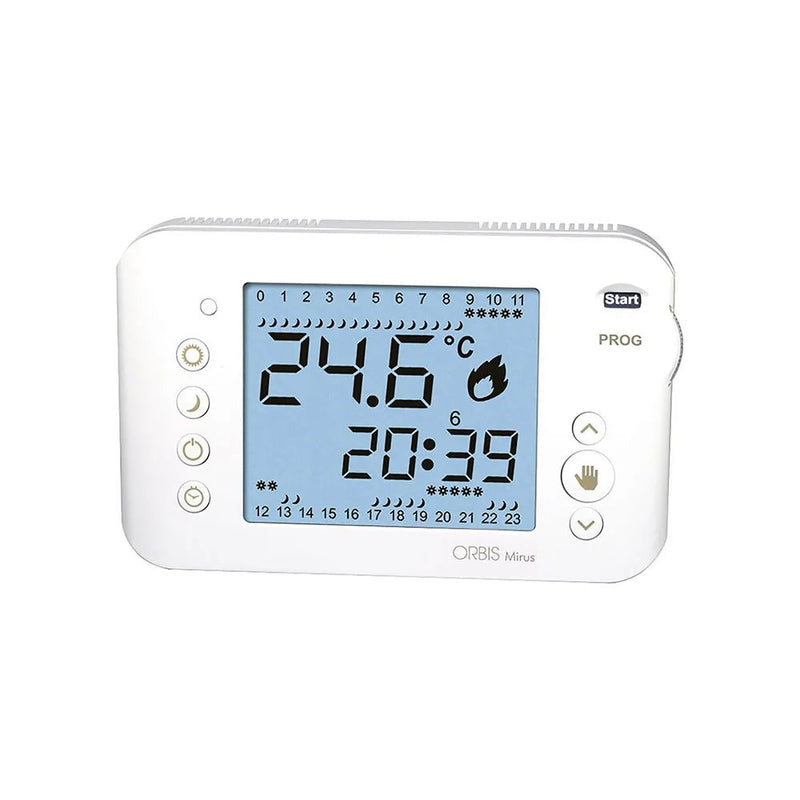 Cronotermostato Digitale Mirus – BIANCO O ANTRACITE, PROGRAMMAZIONE GIORNALIERA/SETTIMANALE