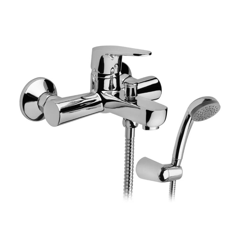 Miscelatore Monocomando Esterno Vasca Con Deviatore Automatico E Kit Doccia