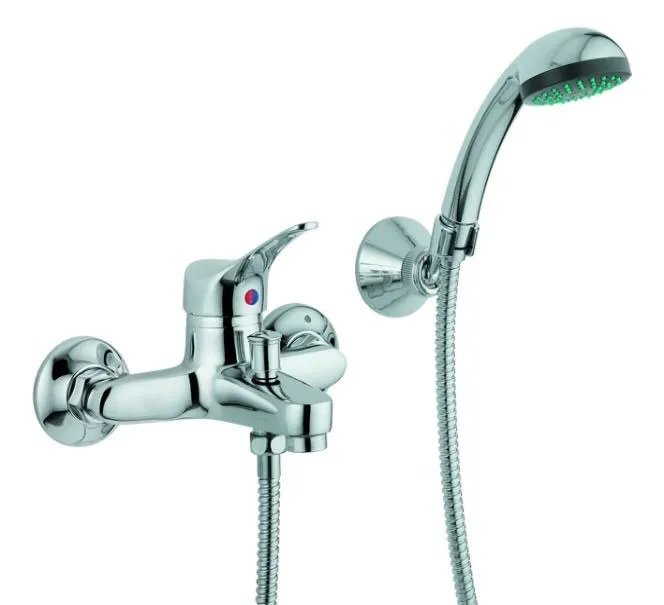 Gruppo Miscelatore Vasca Sei Con Flessibile E Doccetta