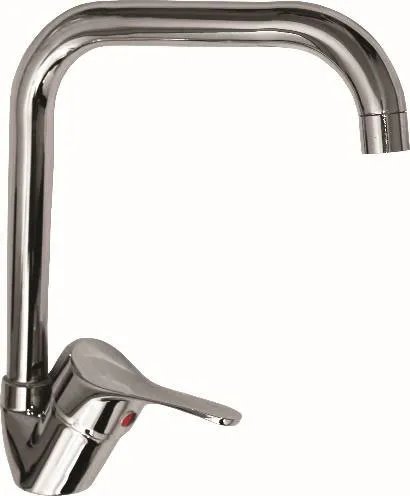 Miscelatore Lavello Bocca Alta Sei Con Aeratore Eco Flow
