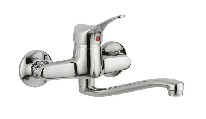 Miscelatore Lavello A Parete Sei Con Canna Lunga