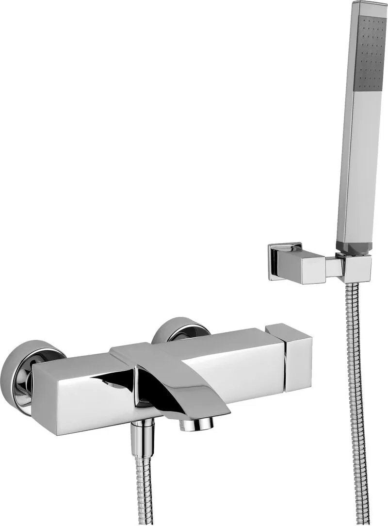 Miscelatore Vasca Duplex Level Cromato Con Doccia E Flessibile - PAFFONI