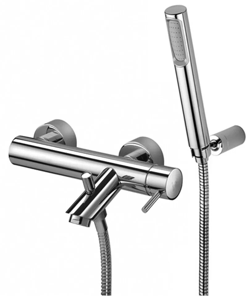 Miscelatore Vasca/Doccia Duplex Light Cromato Con Doccia E Flessibile - PAFFONI