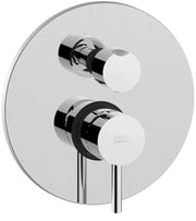Miscelatore Incasso Doccia Light Cromato - CON CARTUCCIA DEVIATORE E PIASTRA Ø200MM