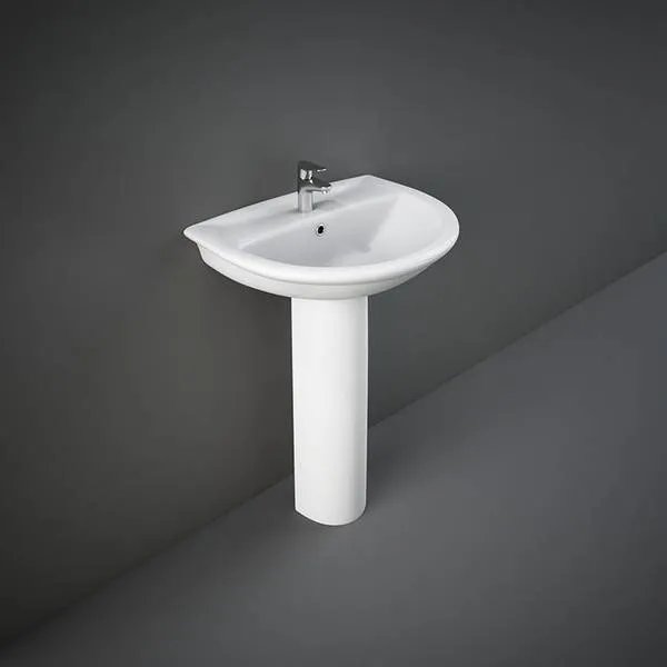 Lavabo Rak Karla 55X40 Cm - BIANCO ALPINO