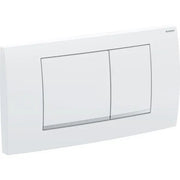 Placca Bianca A Due Pulsanti Twinline 30 - GEBERIT