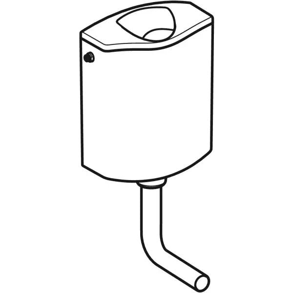 Cassetta Di Risciacquo Esterna Geberit Ap116 A Due Quantità