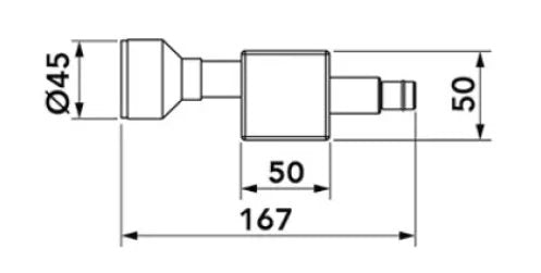 Sifone Anti - ODORE PER TUBO SCARICO CONDENSA FLESSIBILE Ø 16/18/20/25