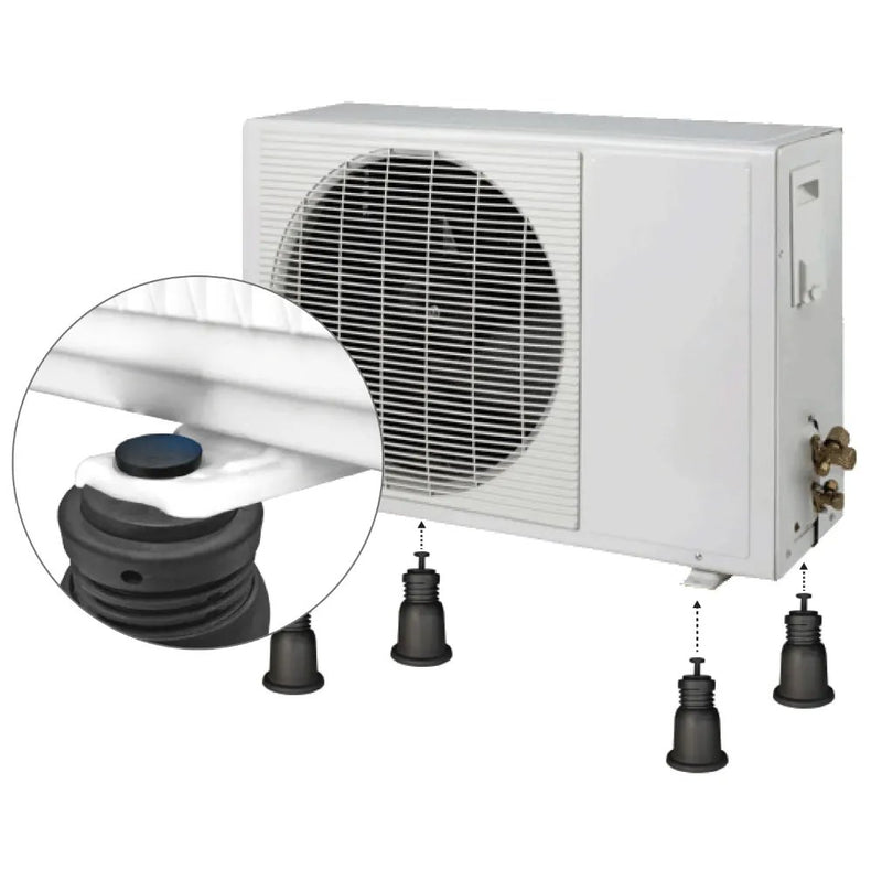 Supporto Base Ø 100 Mm – KIT 4 PEZZI, REGOLABILE IN ALTEZZA