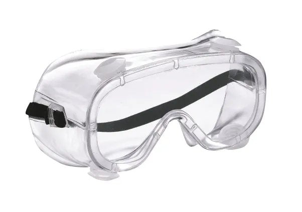 Occhiale A Mascherina In Plastica Con Valvole Di Aerazione