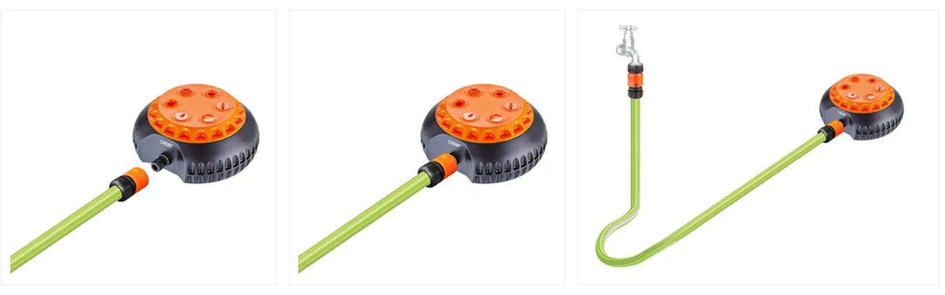 Irrigatore Multifunzione – IRRIGAZIONE UNIFORME PER GIARDINI DI PICCOLE DIMENSIONI