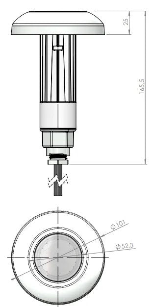 Proiettore Leds V3 Min Luce Bianca