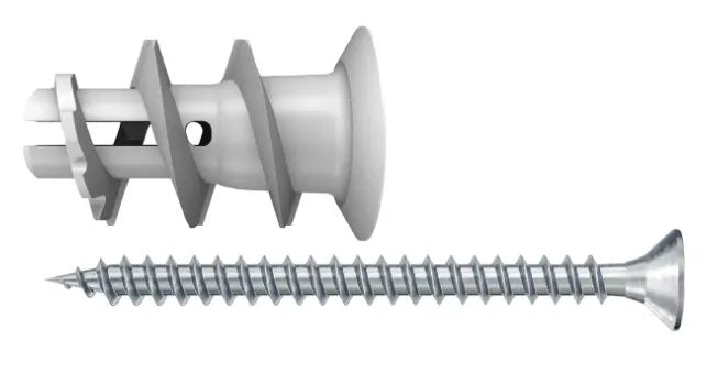 Gk S Tasselli Con Vite – FISSAGGIO RAPIDO PER CARTONGESSO, CONFEZIONE DA 50 PZ