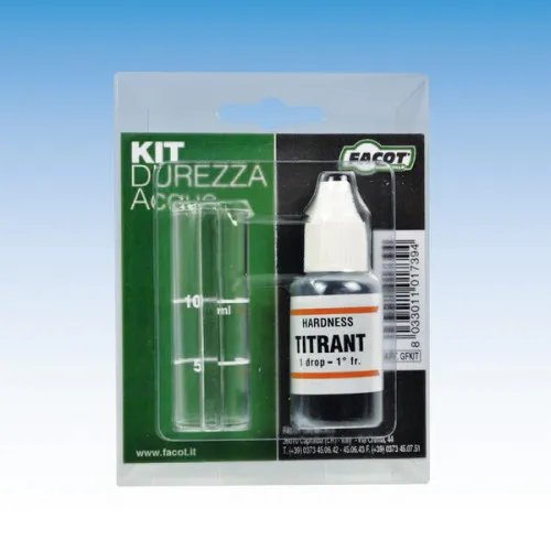 Kit Analisi Durezza Acqua – TEST PER LA MISURAZIONE DEI SALI DI CALCIO E MAGNESIO