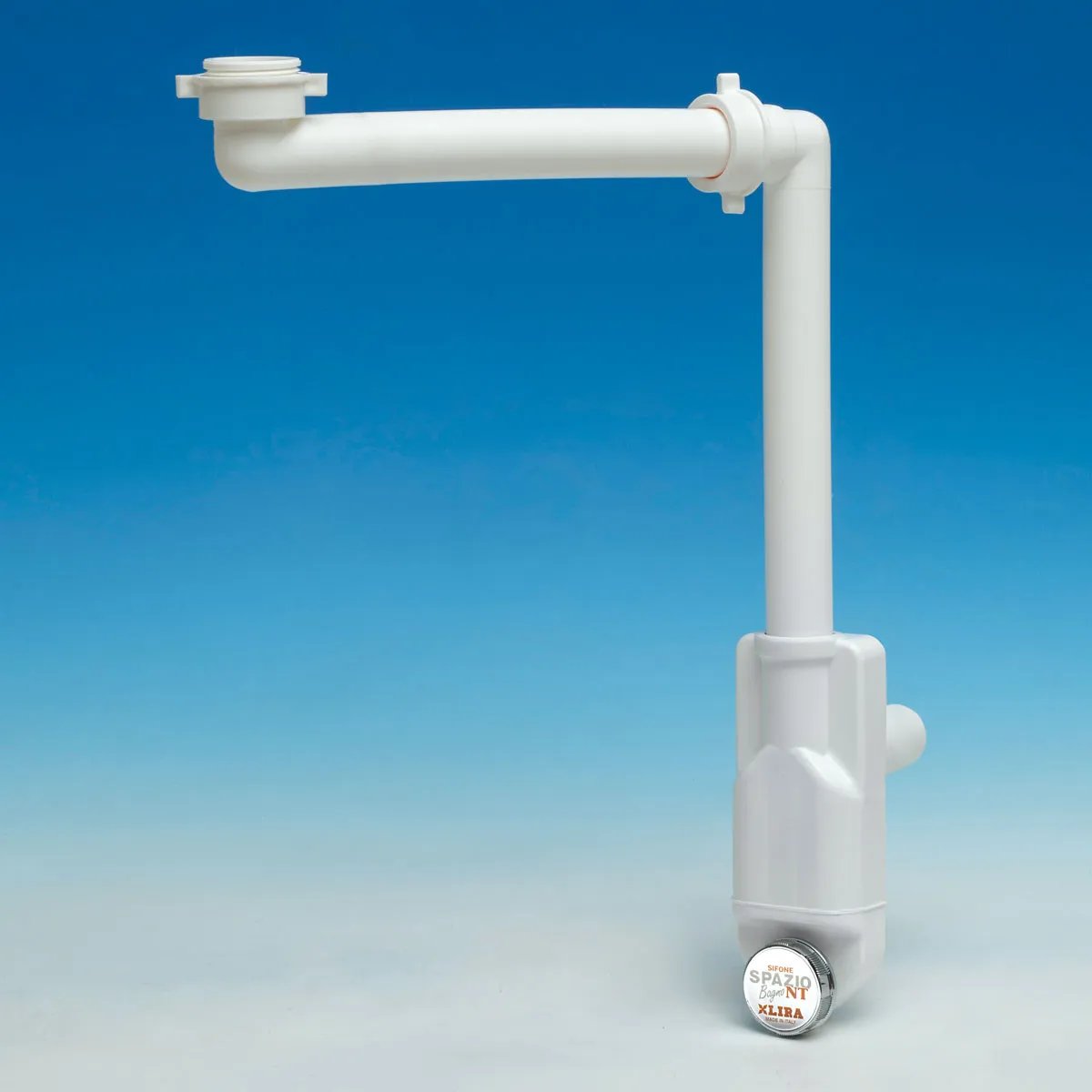 Sifone Salvaspazio Lira 1 Via Senza Piletta 1"1/4 Nt Bagno Bianco – AQUA