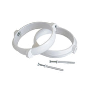 staffe per tubi tondi 100 mm con viti e tasselli