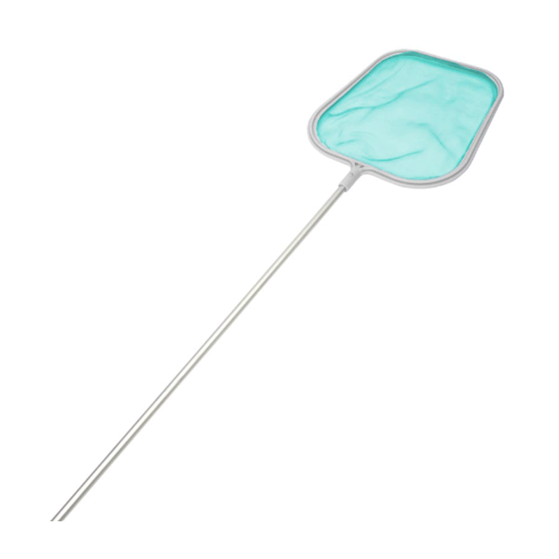 Retino raccogli-foglie GRE con manico in alluminio – 295 x 55 cm – accessorio pulizia piscina