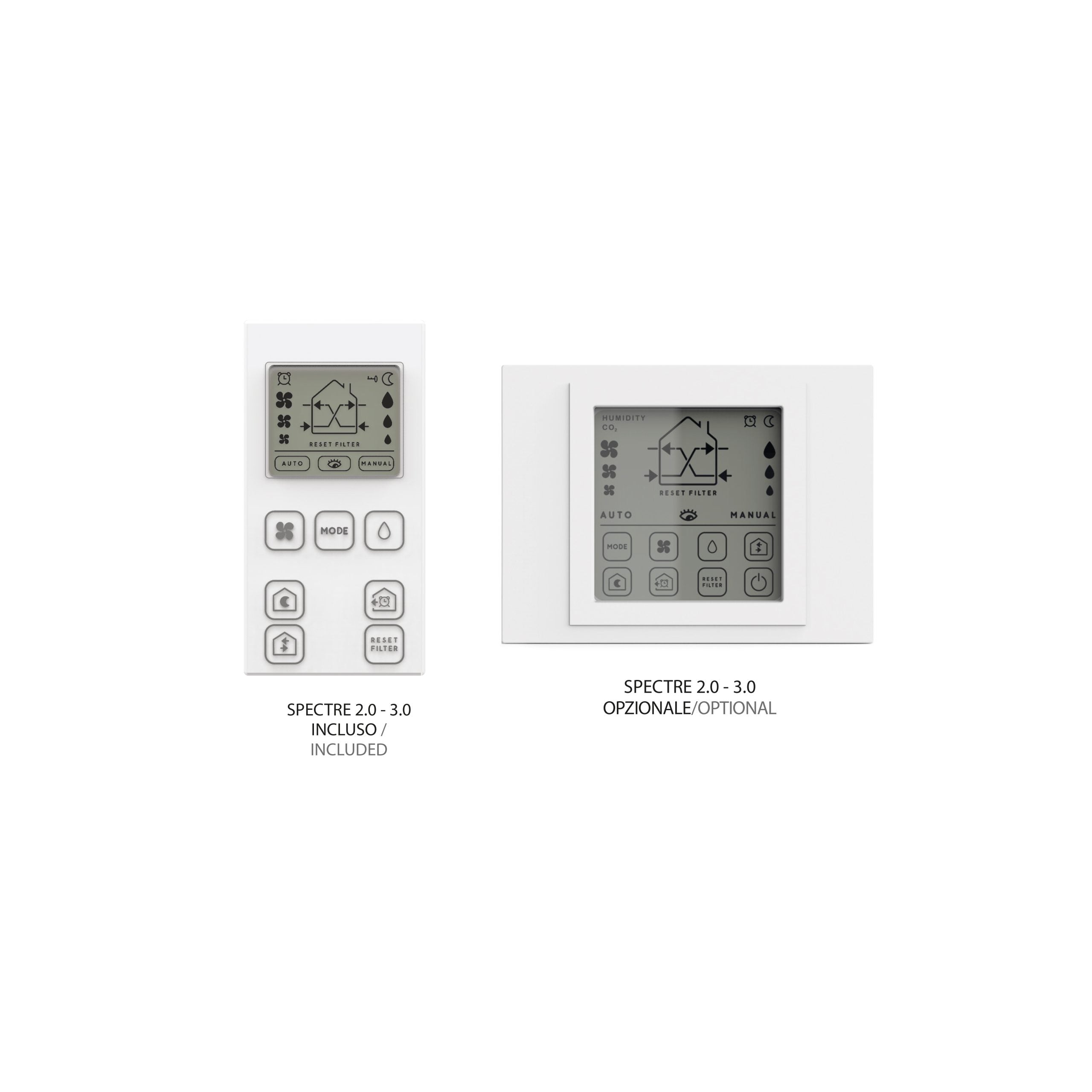 Recuperatore di Calore Puntuale VMC SPECTRE – Diametro 100 e 160 mm